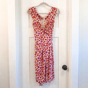 Diane Von Furstenburg Silk Celosa Wrap Dress 10